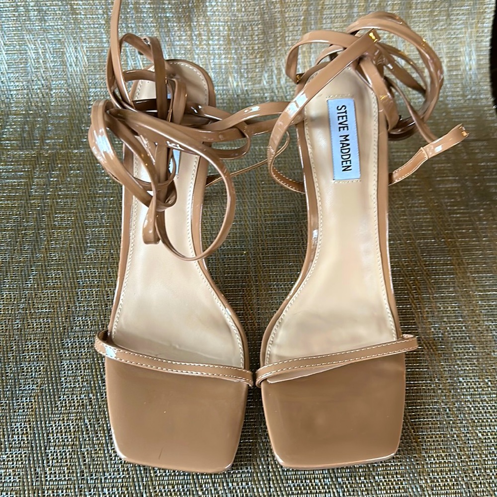 Uplift Camel Patent Heels | Size 10 | By Steve Ma… - image 1